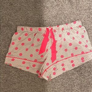 Victoria’s Secret Pink Polka Sleep Shorts small